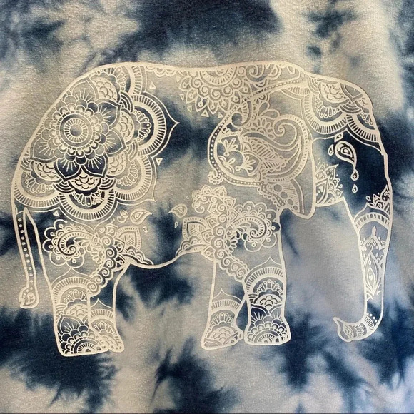 Fifth Sun Ivory Ella Lookalike Tie Dye Sweatshirt 🐘 - Picture 2 of 4